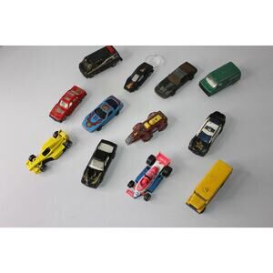 vintage hot wheels lot 12 cars and other brands etc.
